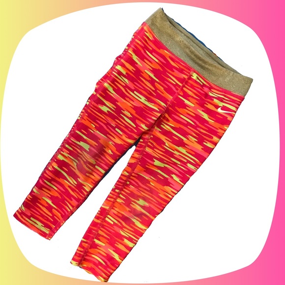Nike Other - NIKE Girls Dri-Fit Camo Tights PINK